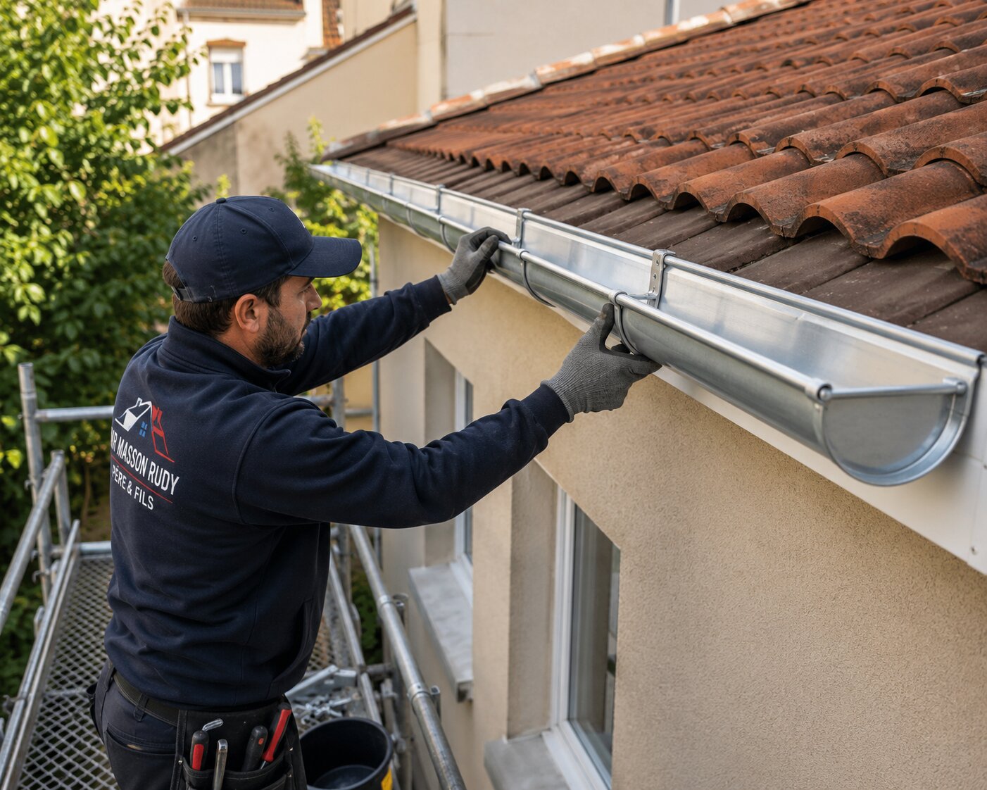 Photo professionnelle illustrant le service Gouttières à Lille et dans les Hauts-de-France